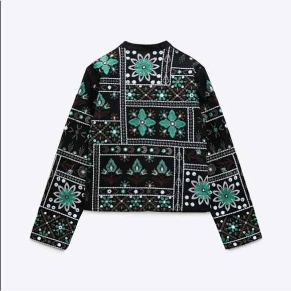 Zara embroidered jacket - Picture 2 of 4
